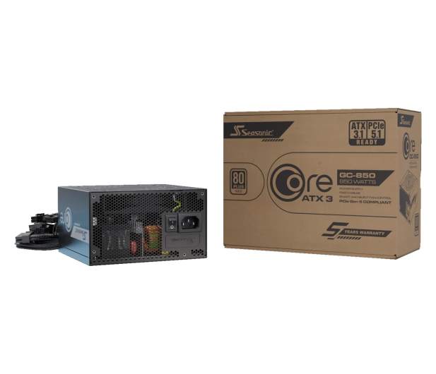 Seasonic Core GC 850W 80 Plus Gold ATX 3.1 - 1603316 - zdjęcie